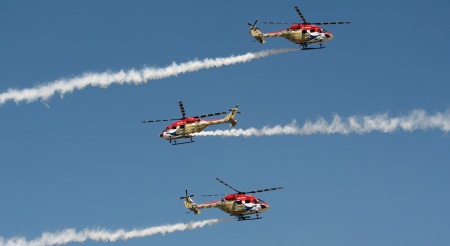 Helicopter In Air Show